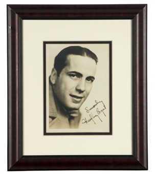 Humphrey Bogart "Earliest Known" Vintage Signed Photograph